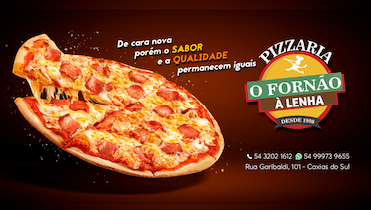 Pizzas assadas no forno a lenha, com mais de 70 sabores e opção de cardápio ou rodízio, em ambiente familiar.